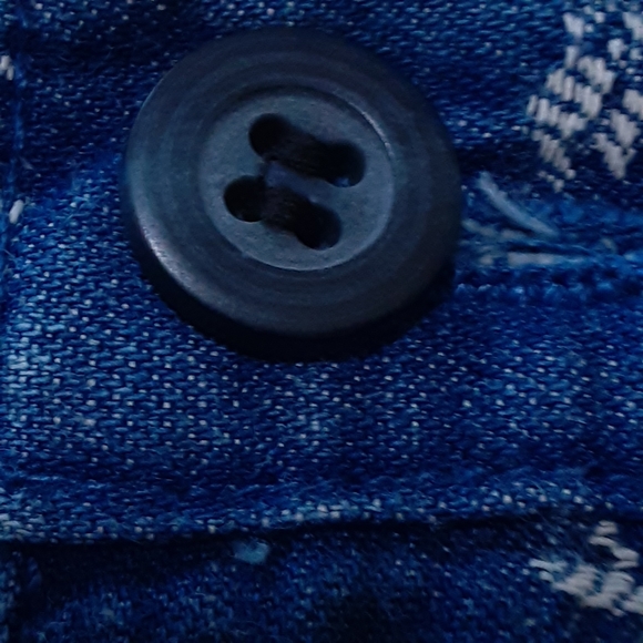 Liz Claiborne Company (Crazy Horse) Floral, Maxi, Chambray Skirt 8P - Picture 7 of 9